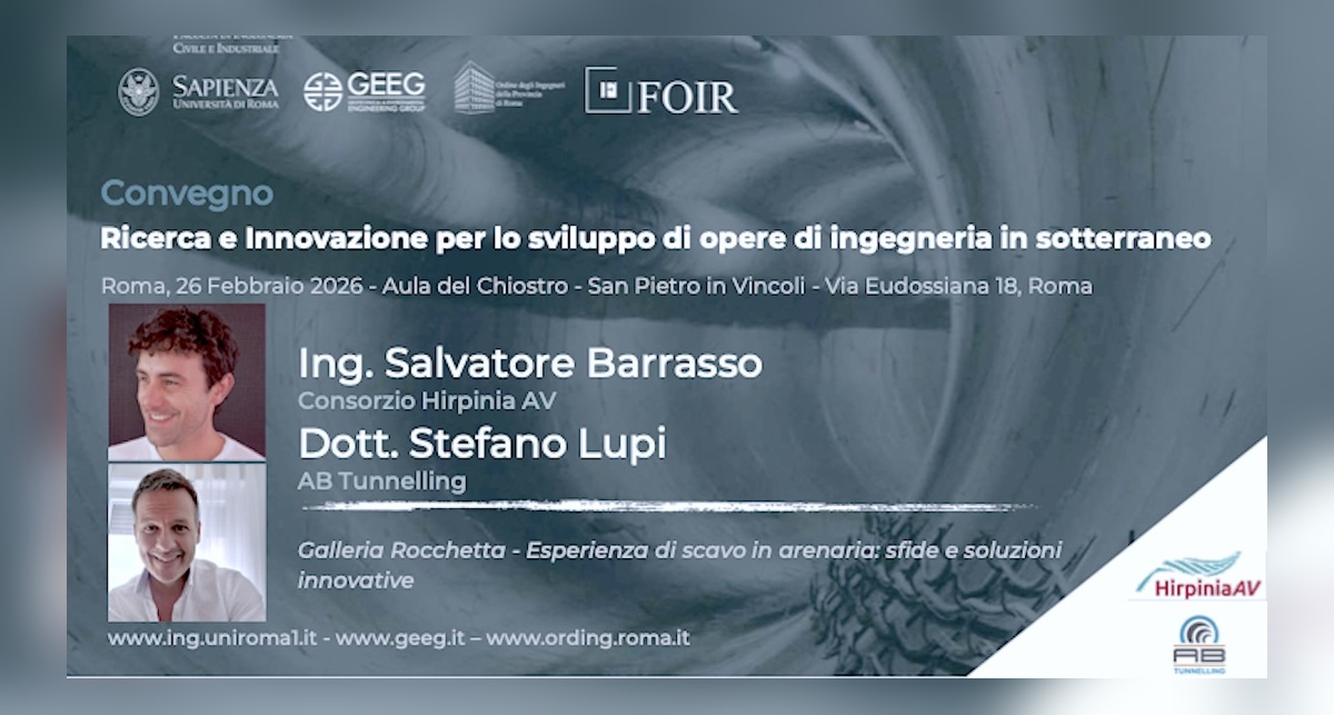 Galleria Rocchetta convegno La Sapienza 3 – AB Tunneling Galleria Rocchetta -convegno La Sapienza - AB Tunnelling